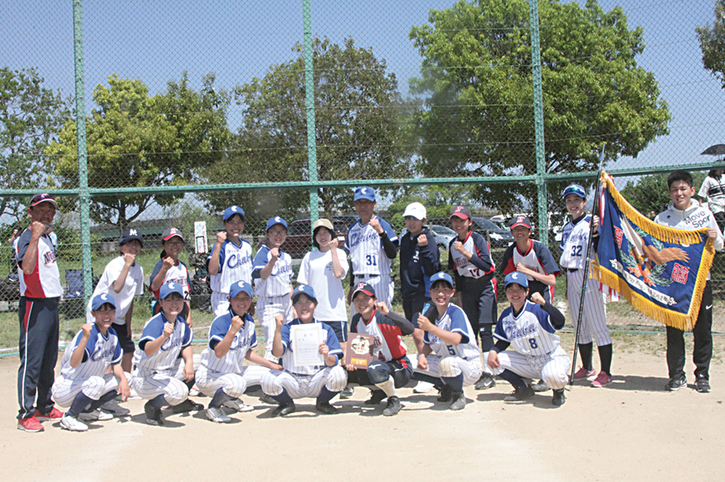 優勝した南SBC・中部中学合同