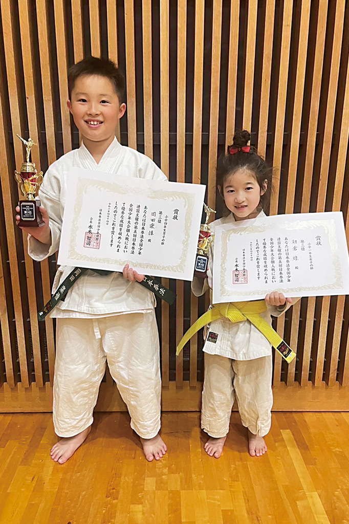 個人戦で２選手入賞 日拳全国少年大会