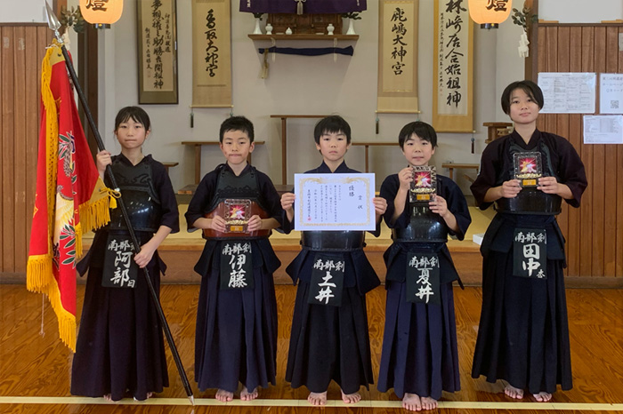 豊橋南部少 団体戦９連覇