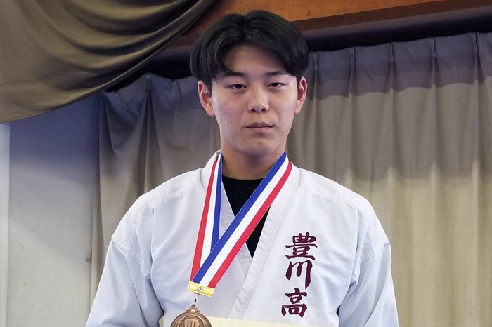 和道会空手道　全国３位