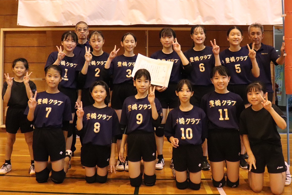 女子6年2位 豊橋クラブ