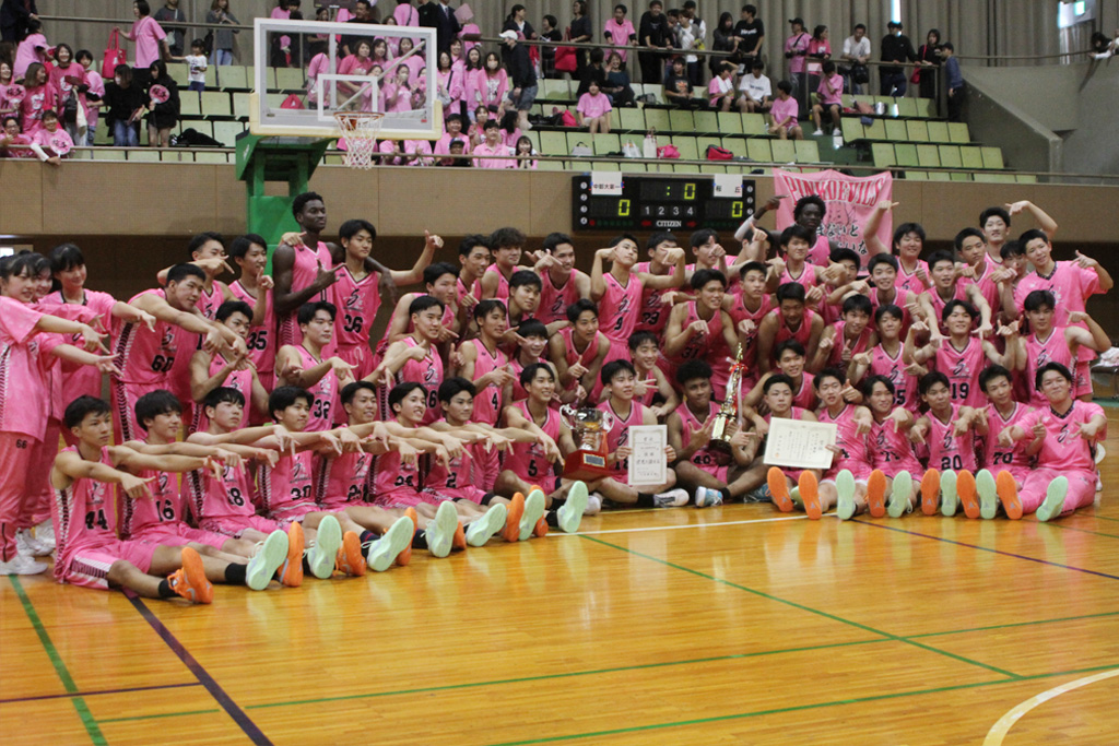 ７年連続でウインターカップ出場を決めた桜丘男子。部員全員で戦って掴んだ勝利だった