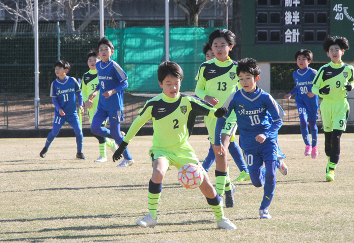 市スポーツ少年団交流U12サッカー大会の様子