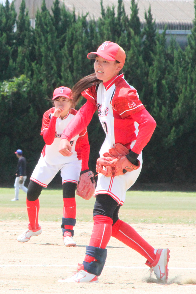 高師台先発・木島なつみ投手