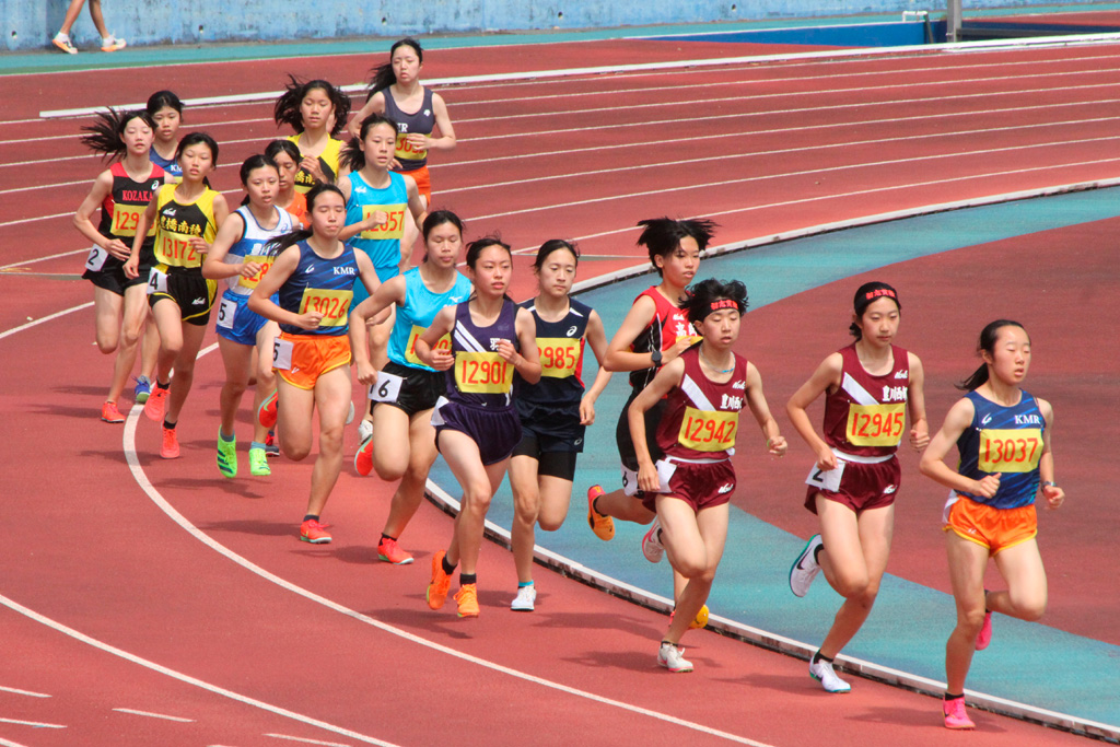 女子1500mタイムレース