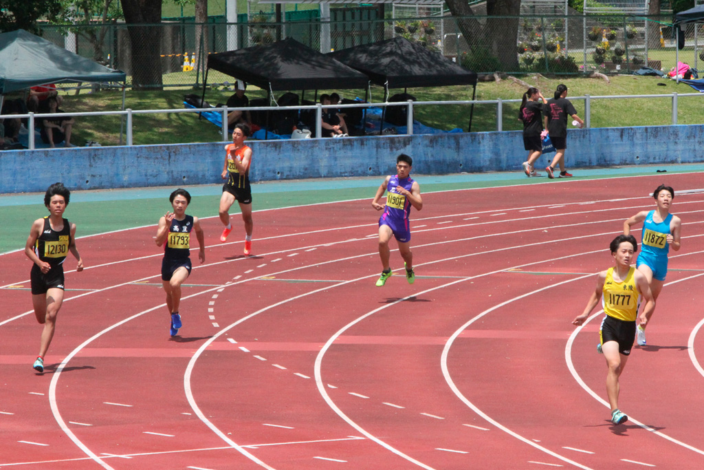 男子400mタイムレース