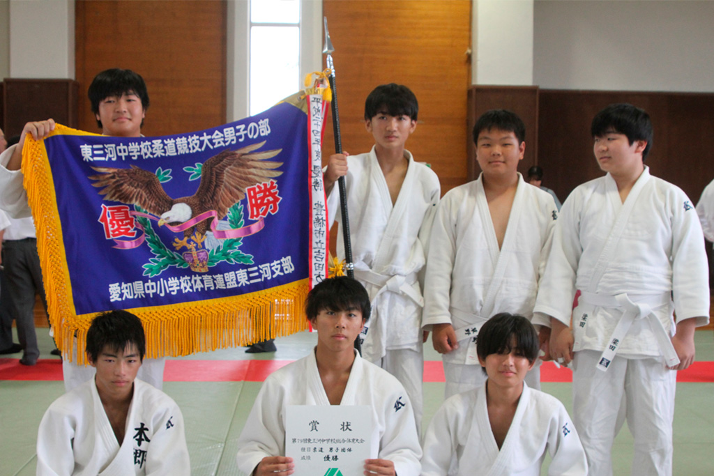 東三中学総体柔道競技