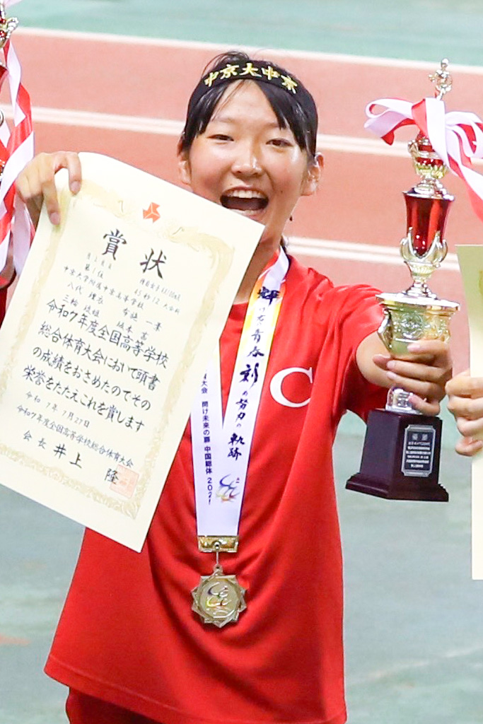 中京大中京高2年 布施一葉選手(高豊中 出身)