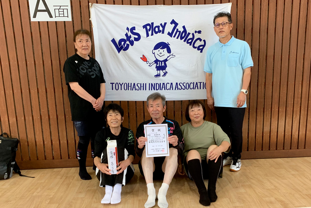 市民スポーツ祭・インディアカ大会（10月26日、飯村地区体育館）