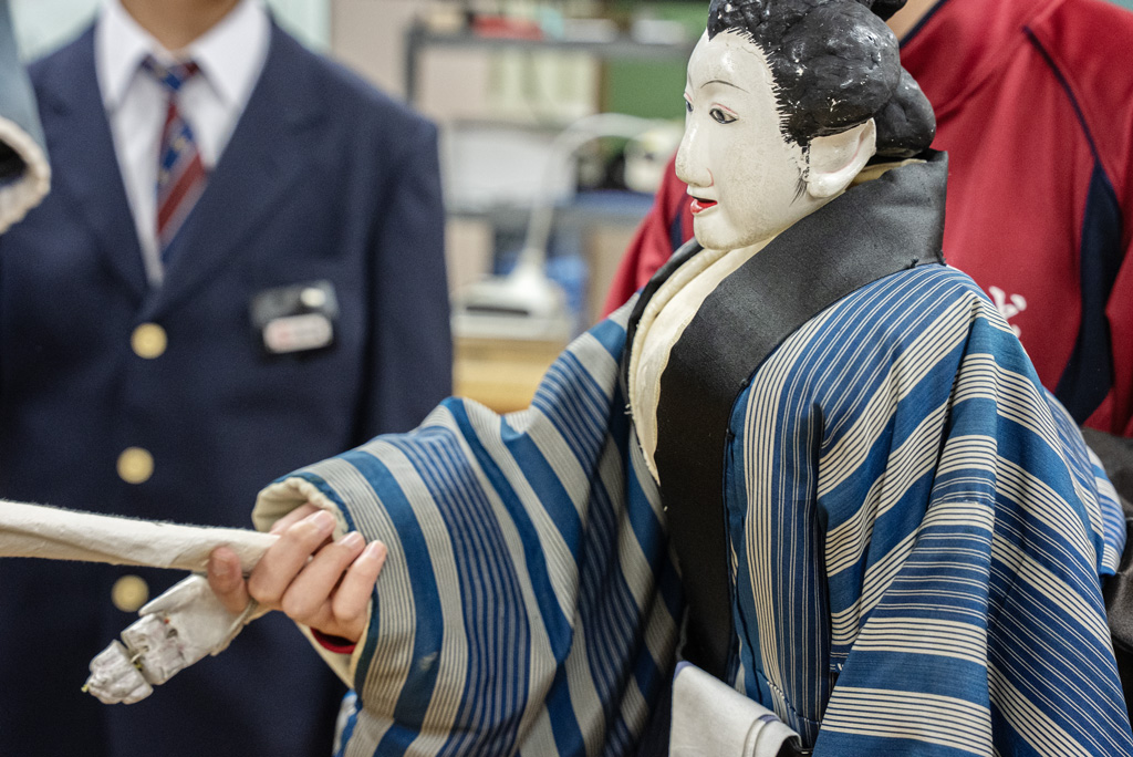 人形浄瑠璃に使用する人形