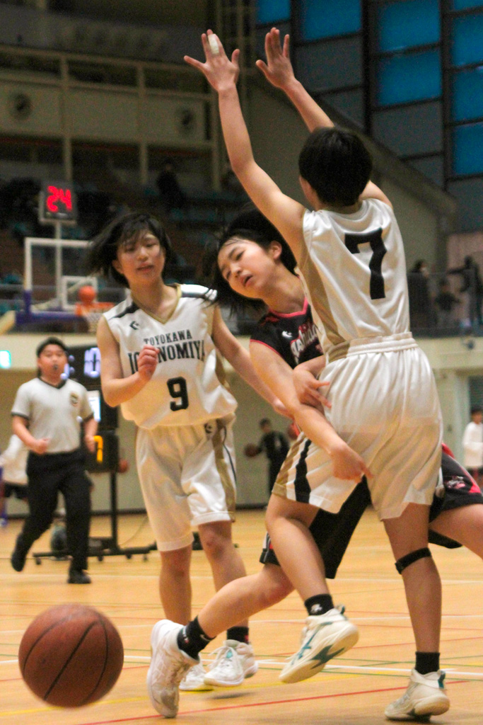 接戦となった女子決勝「吉田方ー一宮」戦