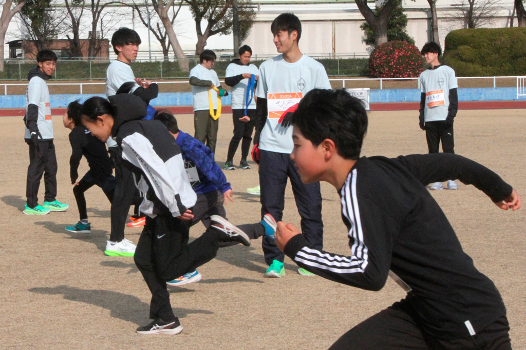 ランクリニックで瞬発力を高める動きを学ぶ