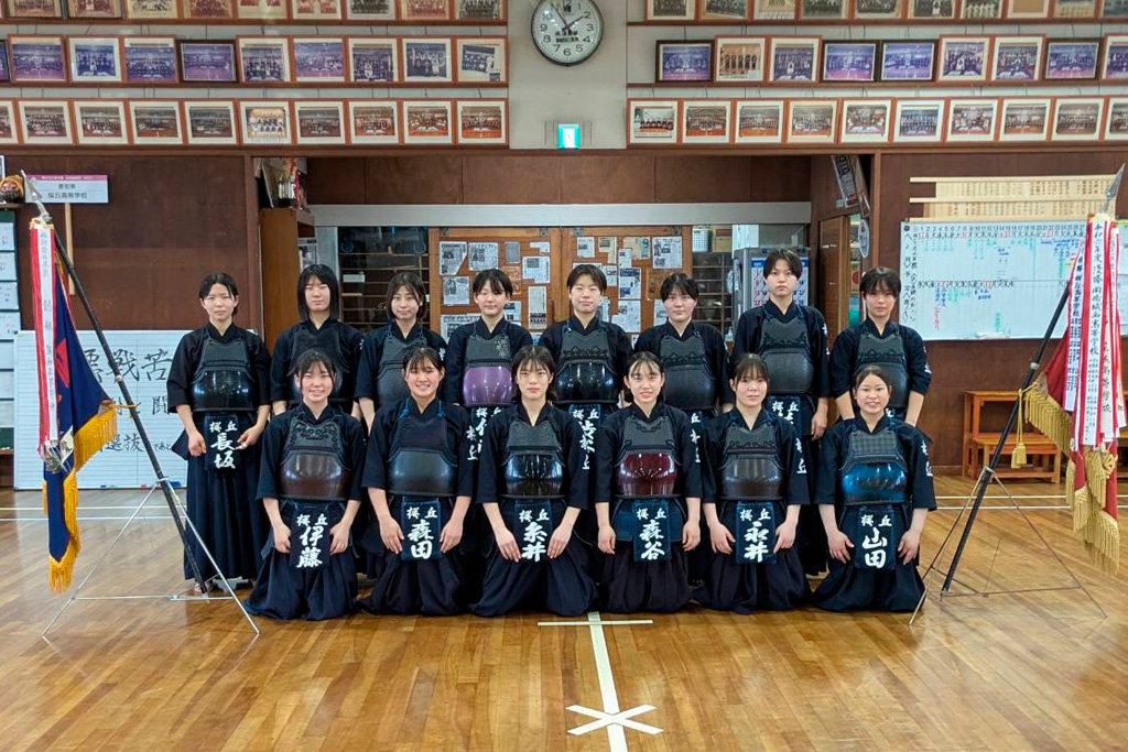 桜の女子剣2年ぶり春切符