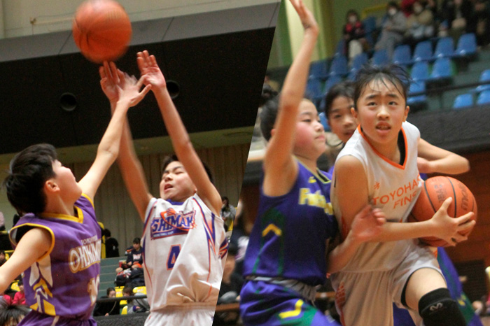 小学バスケ総決算“感謝”を全力プレーで