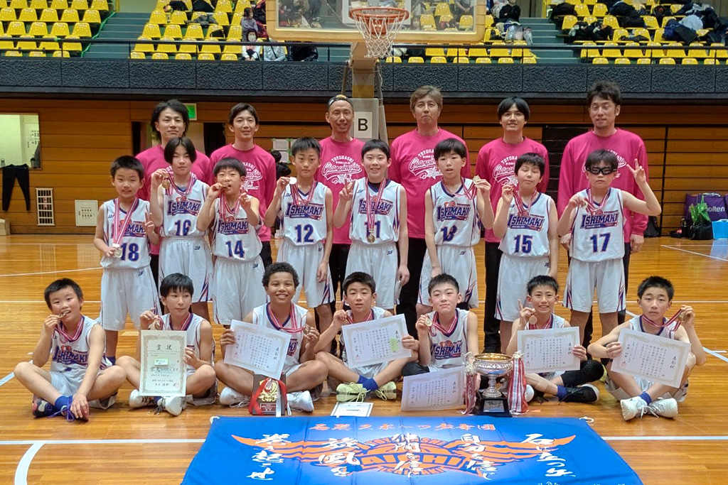 男子優勝　石巻バスケットクラブ