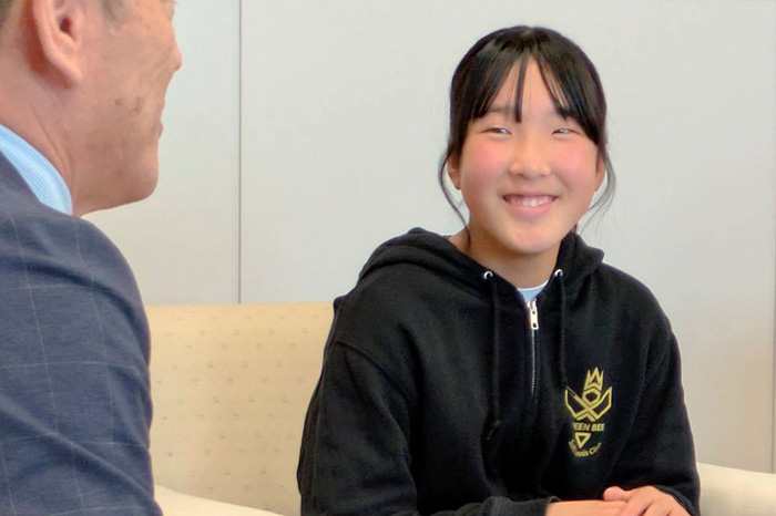 ソフトテニス　全国ジュニア選抜出場