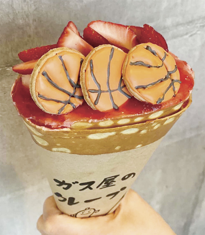 クレープ時々カレーフェスタで限定販売される、松井産業のオリジナルクレープ。