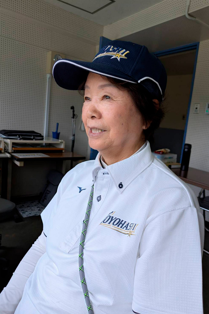 豊橋ソフトボール協会新会長に就任した工藤澄子さん