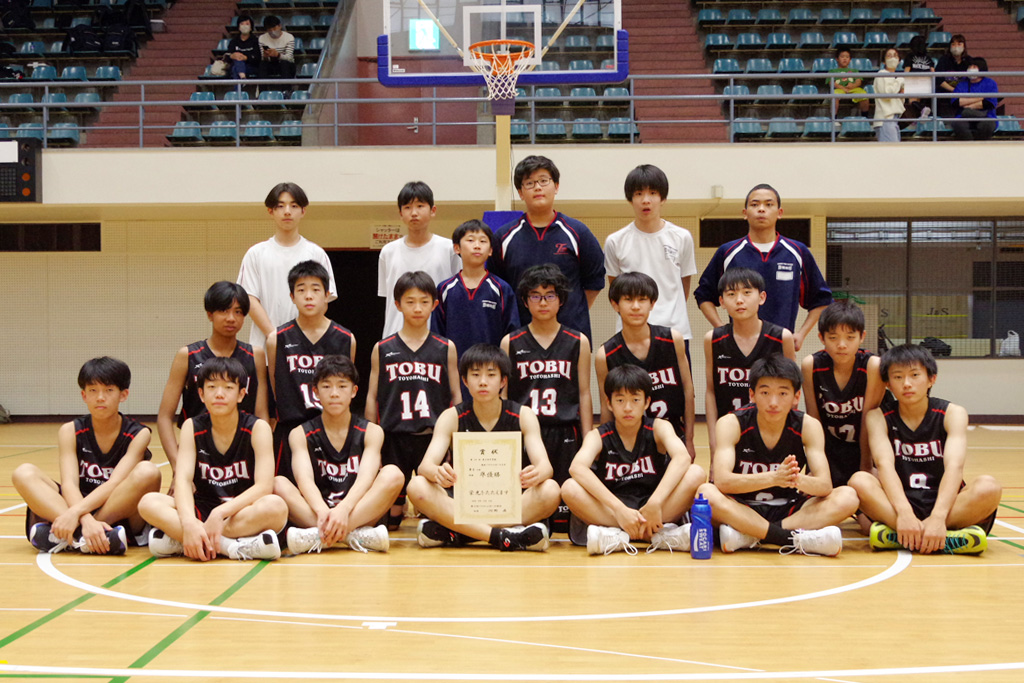 男子準優勝　豊橋東部
