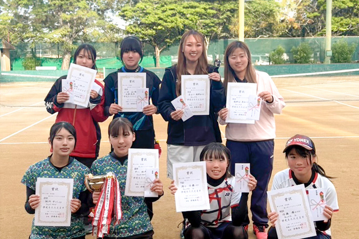 牛田杯東三河女子ソフトテニス大会（市営軟式庭球場）