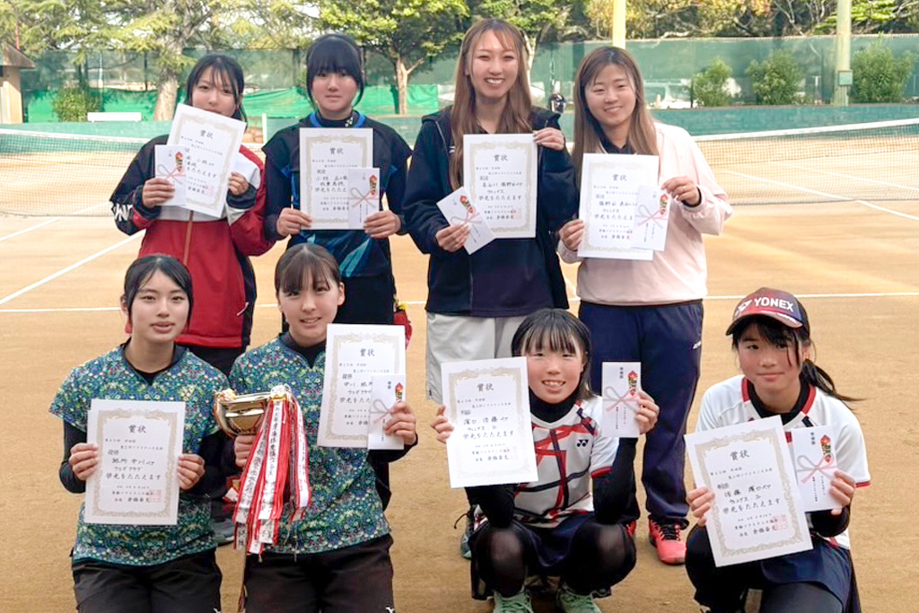 牛田杯東三河女子ソフトテニス大会（市営軟式庭球場）