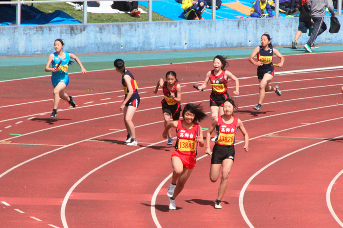 女子800mタイムレース