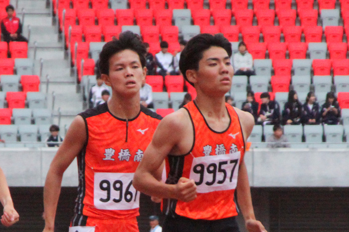 山口獅恩（豊橋南3年）800メートルV
