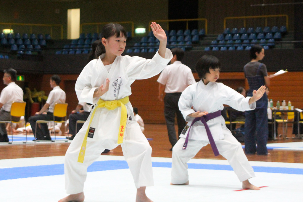 静と動が織りなす異空間　東三河少年少女空手道錬成大会