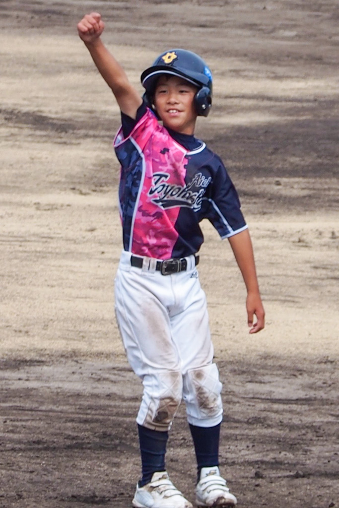 投打に活躍した豊橋ユニオンズ加藤未来君