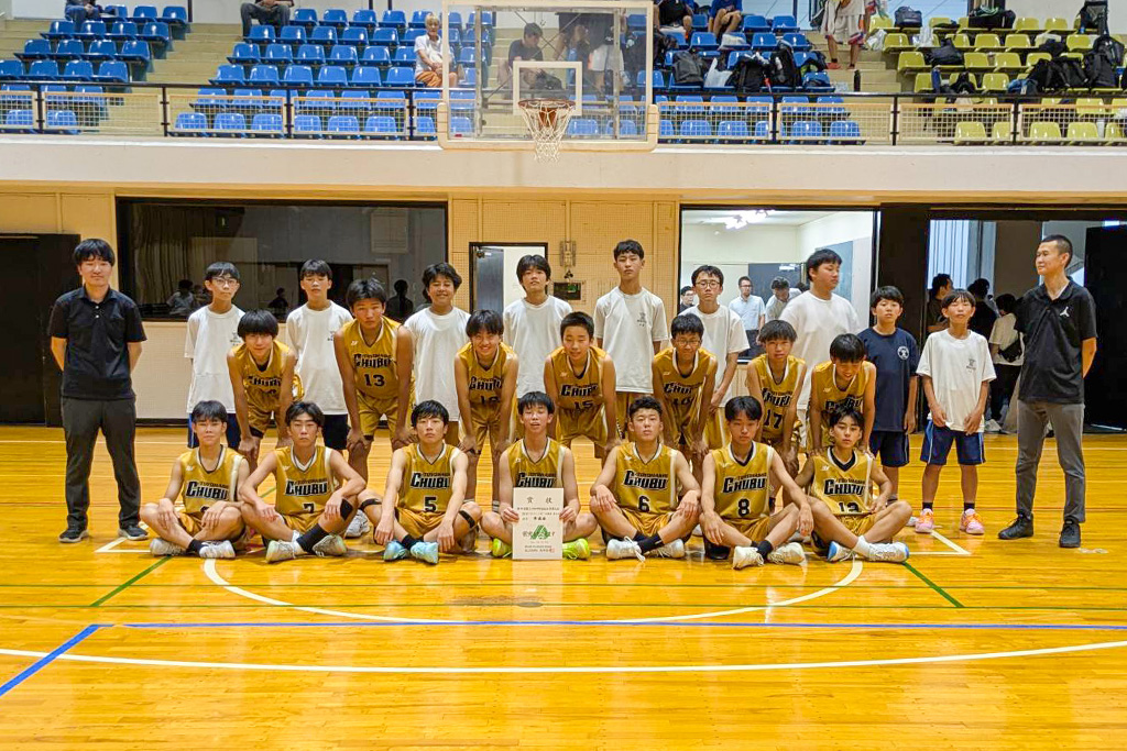 東三河男子準優勝の豊橋中部中学