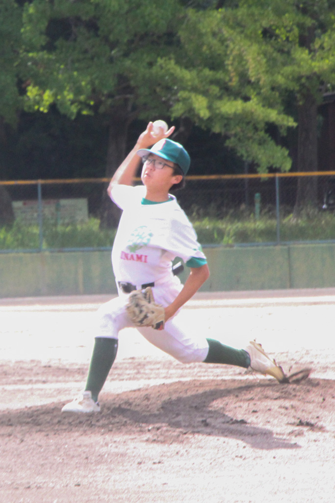 決勝で先発し、試合をつくった五並・高師台クの山本