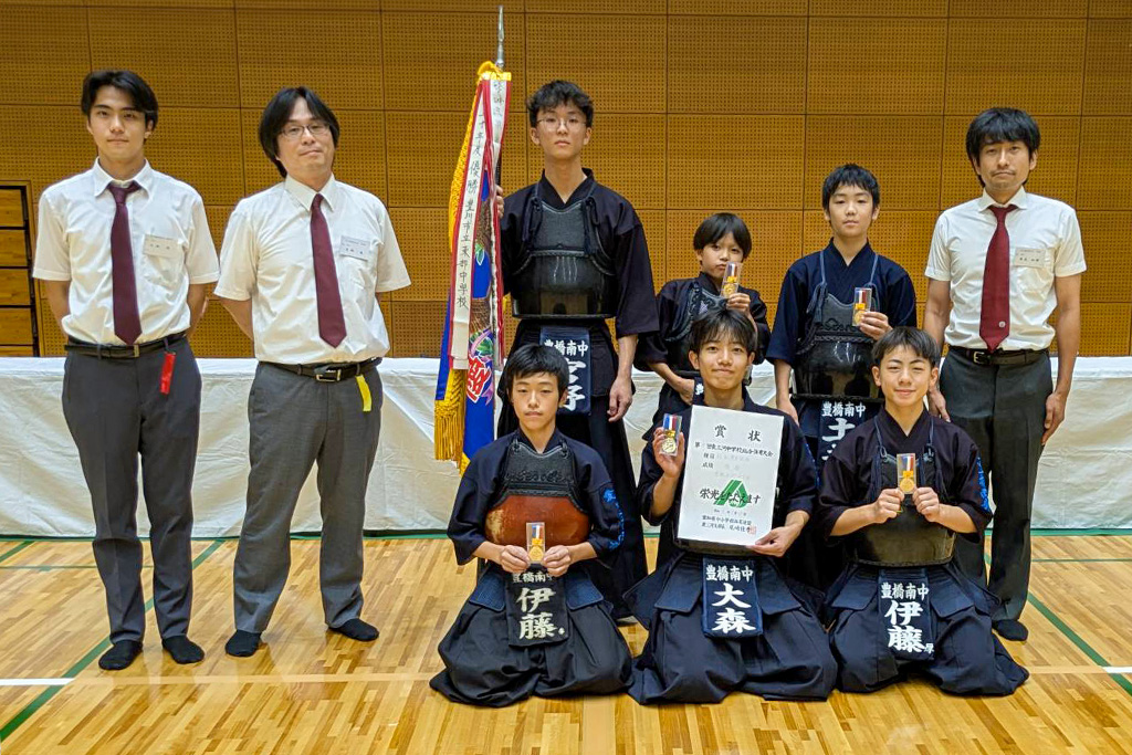 男子団体優勝　豊橋南部中
