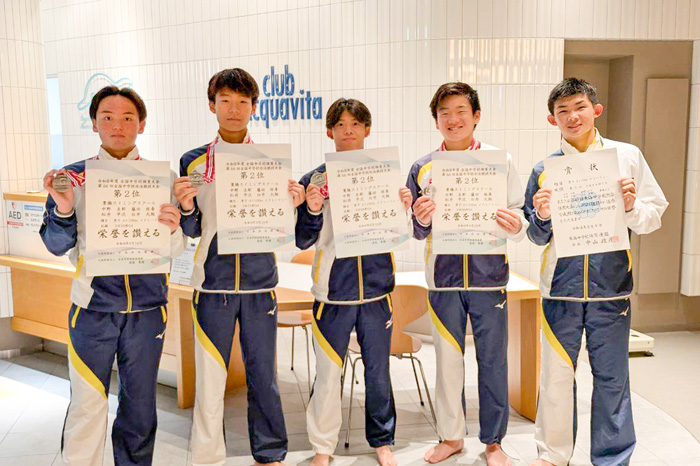 豊橋SS男子メドレーリレーで銀　最強メンバー雪辱果たす